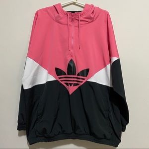 Adidas Windbreaker Hoodie with Fleece